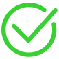 green check mark icon