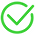 green check mark icon