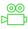 green projector icon