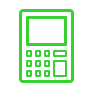 green calculator icon