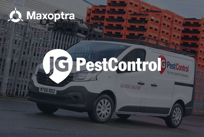 J G Pest Control Takes Control with Maxoptra Dynamic Scheduling Software