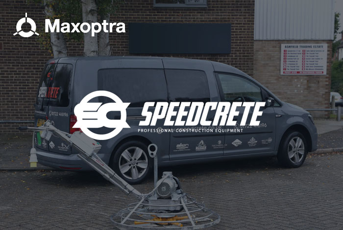 Maxoptra Delivery Software Helps Speedcrete Speed Distribution of Construction Equipment