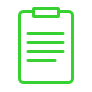 green clipboard icon