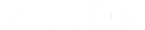 PBG Pura Bathrooms Group logo in white and grey