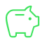 Piggy bank icon